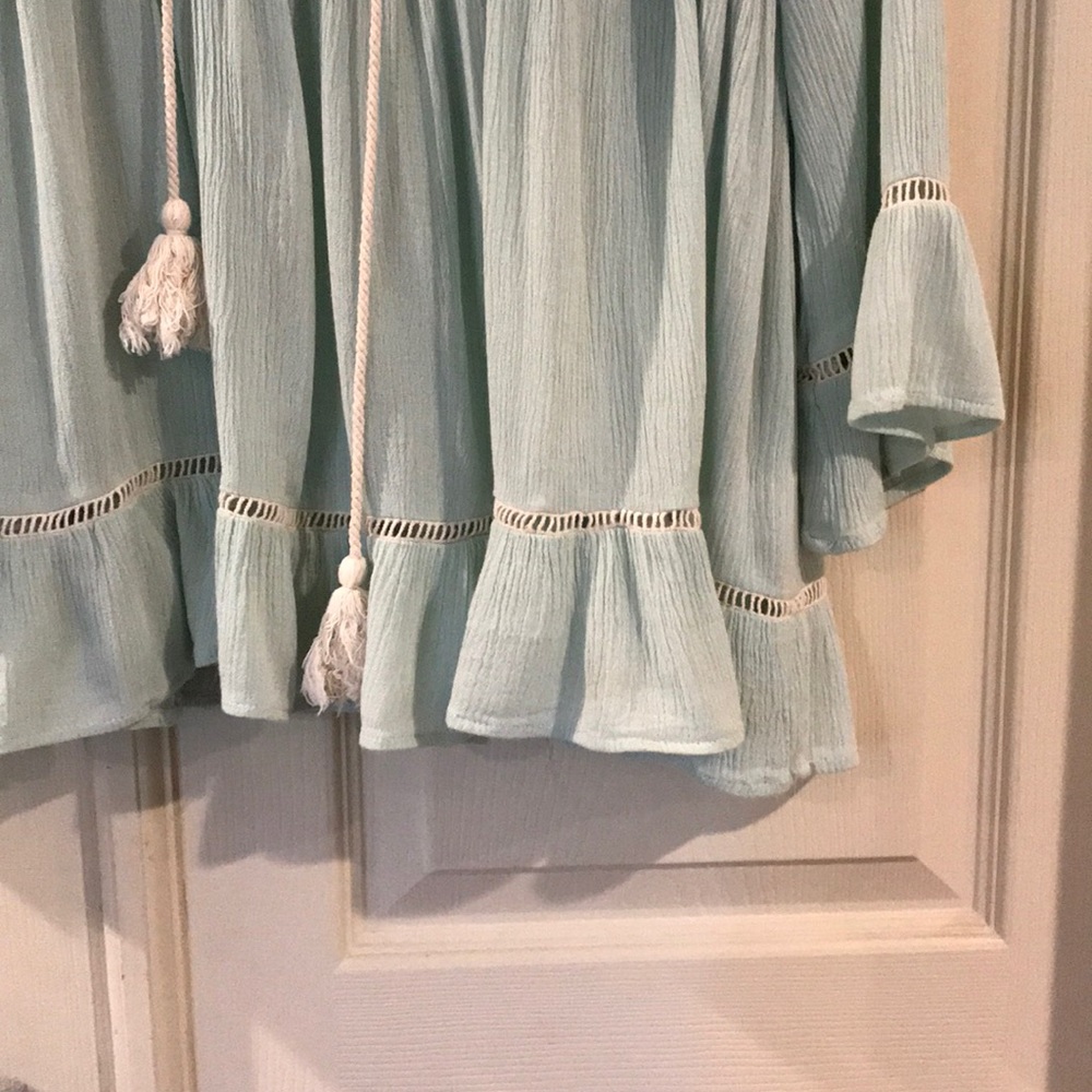 Boho mint top - Picture 6 of 7